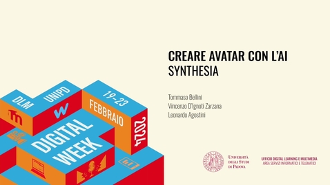 Thumbnail for Creare avatar con l'AI - Synthesia