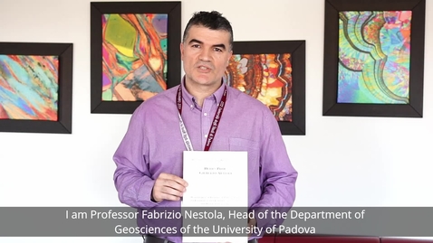 Thumbnail for To prof. Gilberto Artioli the &quot;Liebau Prize for the Promotion of Interdisciplinarity in Crystallography&quot;