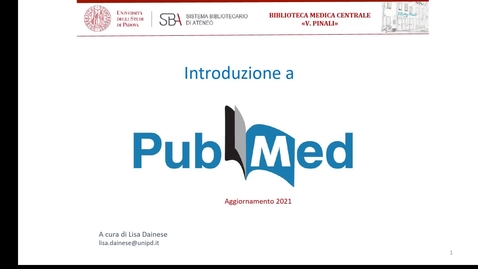 Thumbnail for Modulo 1 - Pubmed 2021