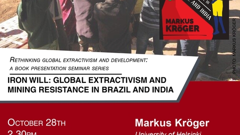 Thumbnail for The Seminars of the Master Course in LOCAL DEVELOPMENT, AY 2021/22 – Markus Kroger