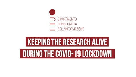 Thumbnail for Keeping the research alive during the lockdown @deiunipd