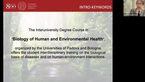 Thumbnail for entry Presentation_Biology of Human and Environmental Health_OpenWeeks_ 2022