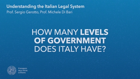 Thumbnail for 6.3 How many levels of government does Italy have?