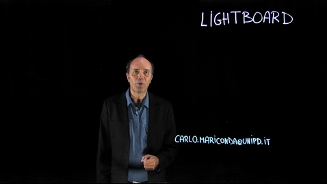 Lightboard: a unique whiteboard for incisive educational videos