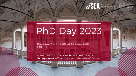 Thumbnail for PhD Day 2023 - 4 May 2023