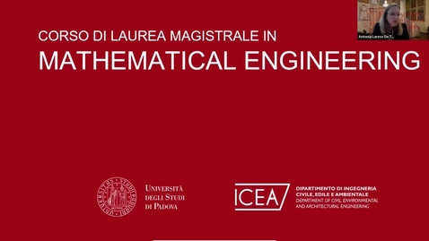 Thumbnail for Openday Laurea Magistrale in Mathematical Engineering - 16 aprile 2025