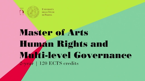 Thumbnail for entry MA in Human Rights and Multi level Governance: Nathalie (Brazil)