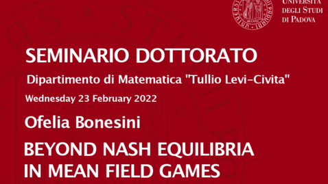 Thumbnail for entry Seminario Dottorato 2021/22 - Ofelia Bonesini (23.02.2022)