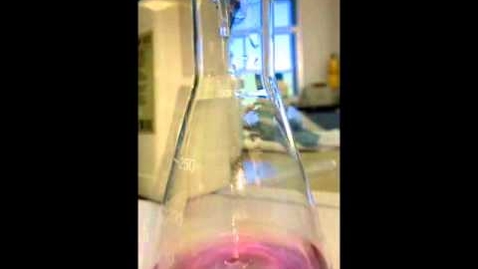 Thumbnail for entry Titration of EDTA and Water Sample with Eriochrome Black T