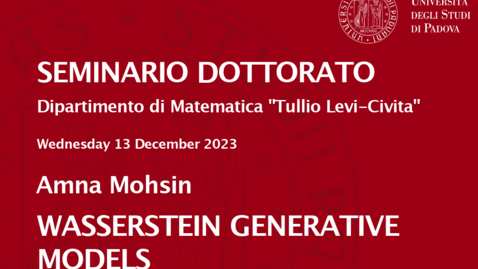 Thumbnail for entry Seminario Dottorato 2023/24 - Amna Mohsin (13.12.2023)