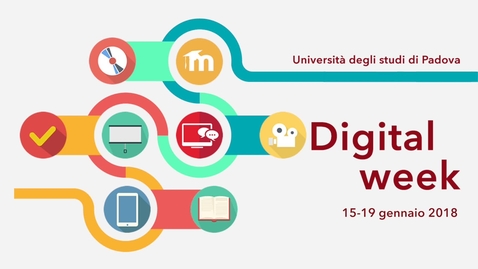 Thumbnail for Digital Week 15-19 gennaio 2018