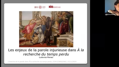 Thumbnail for entry 6.Enjeux-de-la-parole-injurieuse_Ludovico-MONACI.mp4
