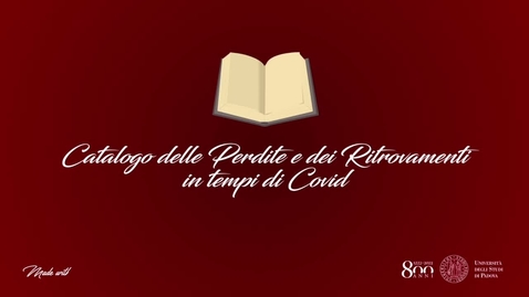 Thumbnail for entry Gabriella Dei Tos - Riflessioni in Tempo di Covid