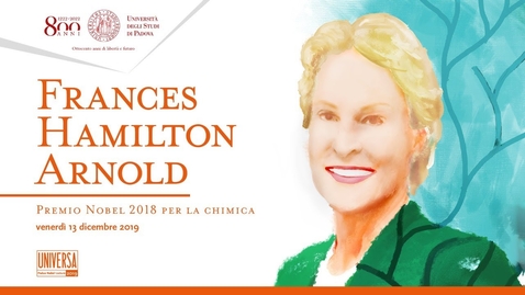 Thumbnail for entry Dottorato ad honorem a Frances Hamilton Arnold, Premio Nobel per la Chimica 2018
