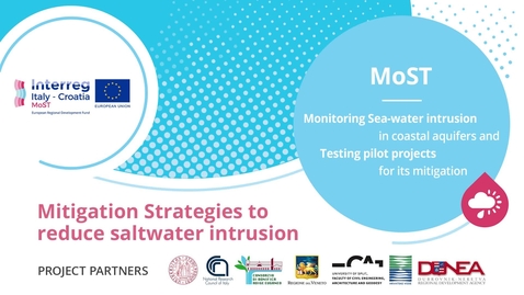 Thumbnail for entry MoST - Monitoring Sea-water intrusion in coastal aquifers and Testing pilot projects for its mitigation