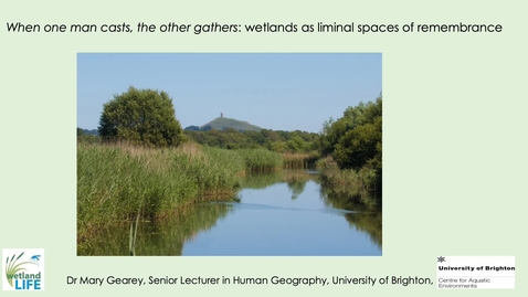 Thumbnail for entry S4 - #4 GEAREY_Unruly landscapes Wetlands as liminal spaces of rememberance