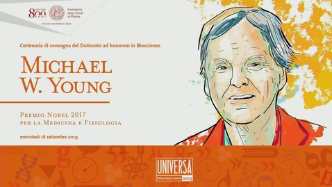 Thumbnail for Dottorato ad honorem al Premio Nobel Michael W. Young