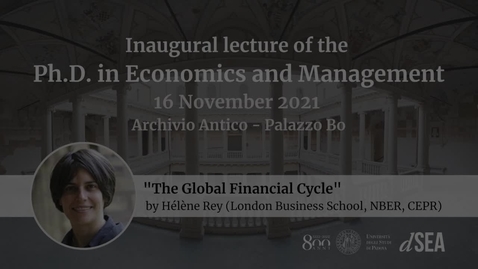 Thumbnail for Inaugural lecture of the Ph.D. in Economics and Management
