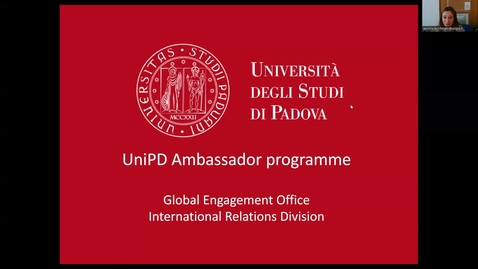 Thumbnail for entry Introduction to the Ambassador Programme (in ENGLISH)