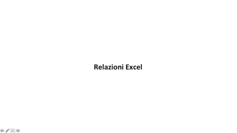Thumbnail for entry relazioni excel