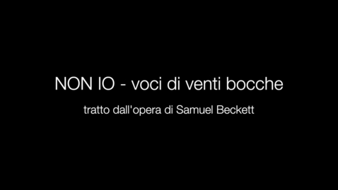Thumbnail for NON IO - voci di venti bocche