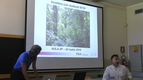 Thumbnail for entry Percorso magistrale in &quot;Scienze Forestali e Ambientali&quot; dell'Università di Padova: Prof. Tommaso Anfodillo