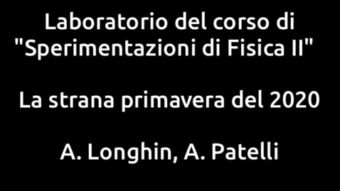 Thumbnail for e -Sperimentazioni di Fisica 2