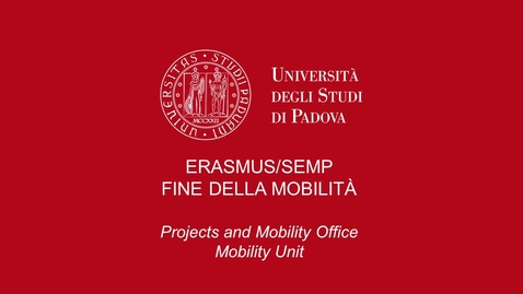 Thumbnail for entry Webinar sulle procedure di fine mobilità 23_24_ITA