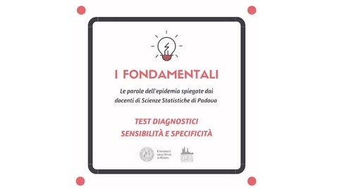 Thumbnail for #3 Le parole dell'epidemia: test diagnostici, sensibilità e specificità