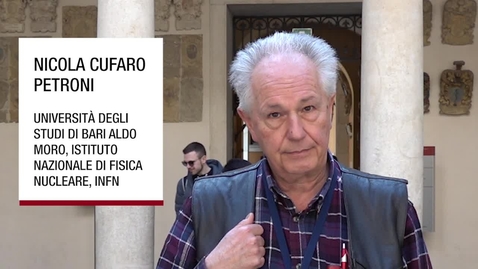 Thumbnail for Intervista a Nicola Cufaro Petroni, Padova, 27 marzo 2019
