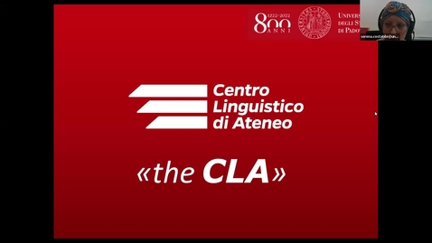 Thumbnail for entry Webinar &quot;Meet the University Language Centre (CLA) - 15th September