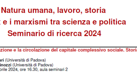 Thumbnail for entry Relazione Marco Ferrari e Giovanni Minozzi - 15 aprile 2024