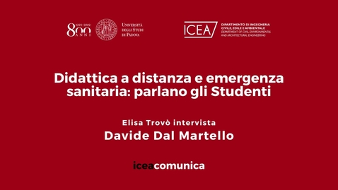 Thumbnail for entry Iceacomunica intervista lo Studente Davide Dal Martello