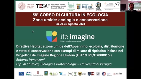 Thumbnail for Direttiva Habitat e zone umide dell'Appennino, ecologia, distribuzione stato di conservazione con esempi di misure di ripristino incluse nel Progetto Life Imagine Regione Umbria (LIFE19|PE/IT/000015)