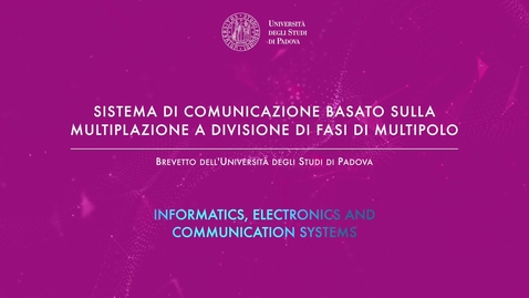 Thumbnail for Sistema per aumentare la capacità trasmissiva delle reti di comunicazione video breve