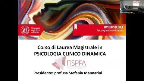 Thumbnail for entry Open Day CdS Magistrale in Psicologia Clinico-Dinamica a.a 23/24 - Prof.ssa Mannarini