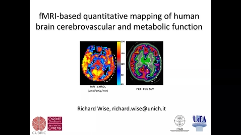 Thumbnail for entry fMRI-based Quantitative Mapping of Human Brain Cerebrovascular and Metabolic Function