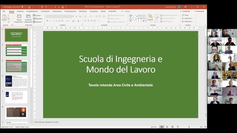 Thumbnail for Sessione Area Civile Ambientale- Workshop con Parti sociali 7 maggio 2021