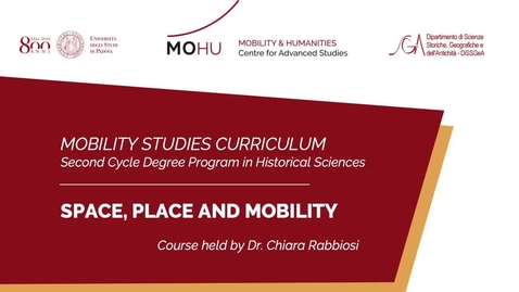 Thumbnail for entry #mobilitystudies - Space, Place and Mobility