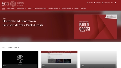 Thumbnail for 1. Che cos' è mediaspace?