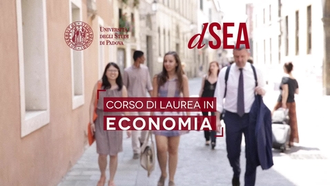 Thumbnail for entry Presentazione Corso di Laurea Triennale in "Economia"