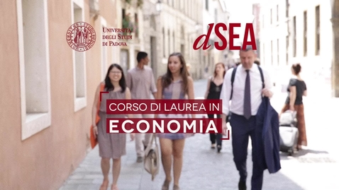 Thumbnail for entry Presentazione Corso di Laurea Triennale in &quot;Economia&quot;