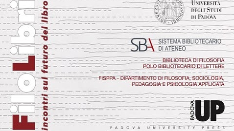 Thumbnail for FiloLibri - Il futuro del libro - saluti istituzionali