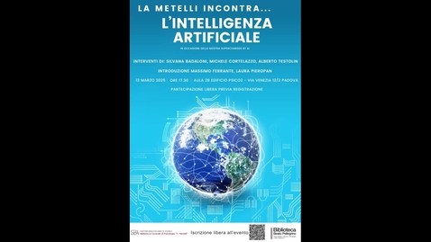Thumbnail for La Metelli incontra... l'Intelligenza Artificiale (in occasione di Supercharged by AI)