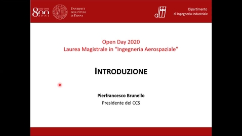 Thumbnail for entry Open Day Ingegneria Aerospaziale