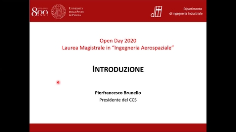 Thumbnail for Open Day Ingegneria Aerospaziale