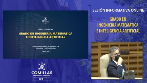Miniatura para la entrada Sesión informativa online del Grado en Ingeniería Matemática e Inteligencia Artificial.  5/02/2021.
