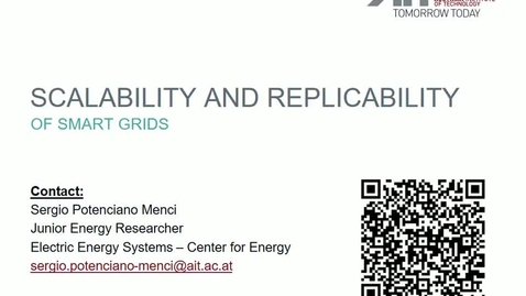 Miniatura para la entrada Seminario divulgativo Sergio Potenciano 02/10/2019: Scalability and Replicability of Smart Grids