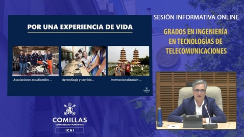 Miniatura para la entrada Sesión Informativa Online. Grados Ingeniería en Telecomunicaciones. 16/04/2021