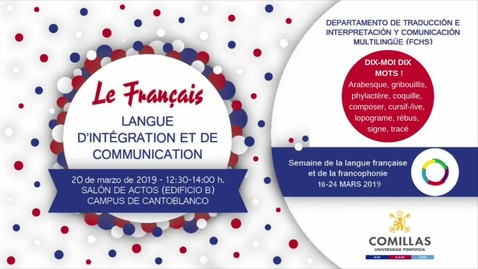 Miniatura para la entrada Le Français - Langue d´intégration et de communication